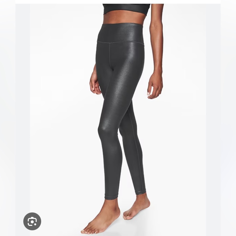 Athleta Ultra high rise elation legging in Black Shimmer